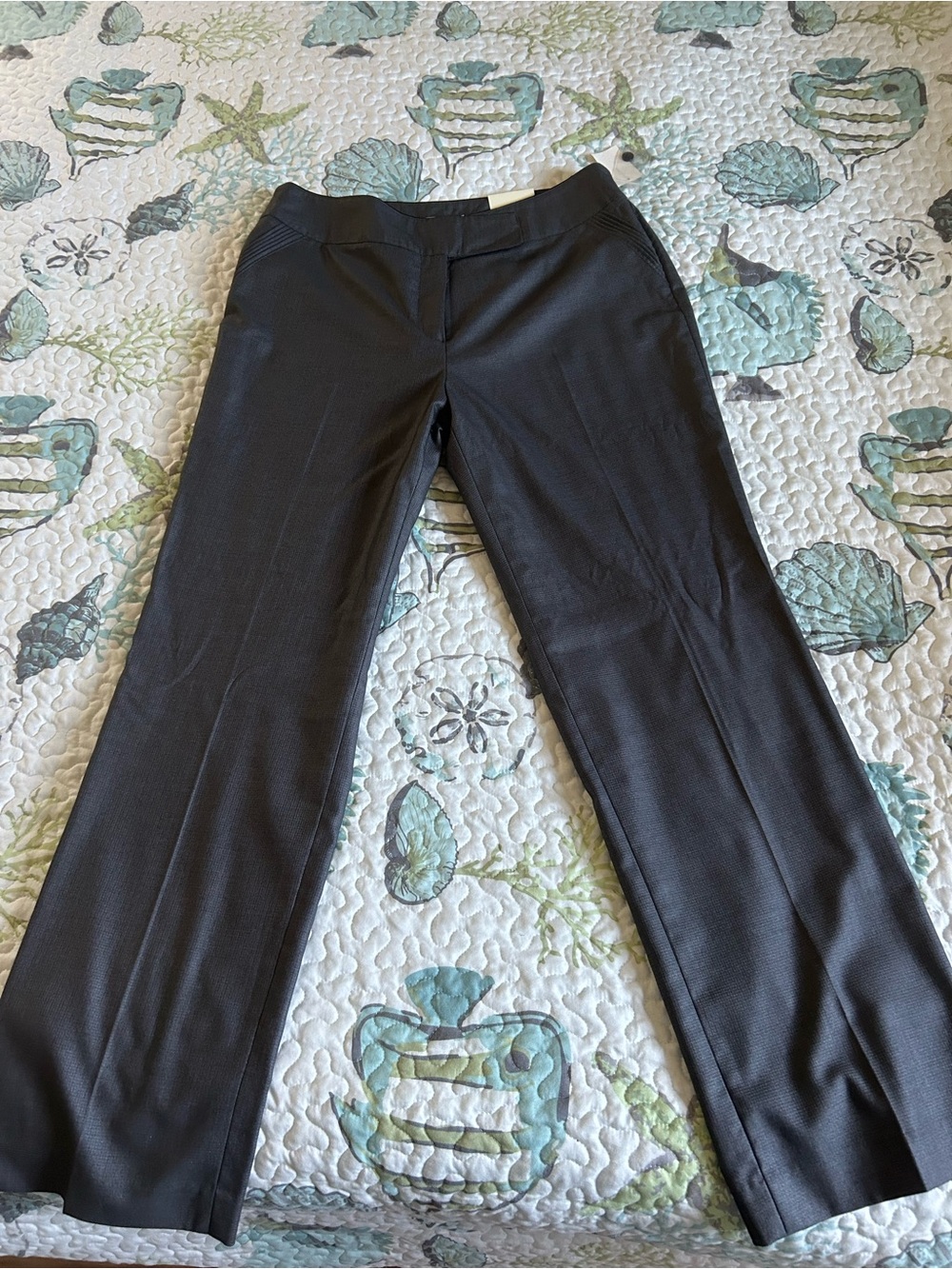 Cato Gray Boot Cut Women's Pants - Flared Office Trousers